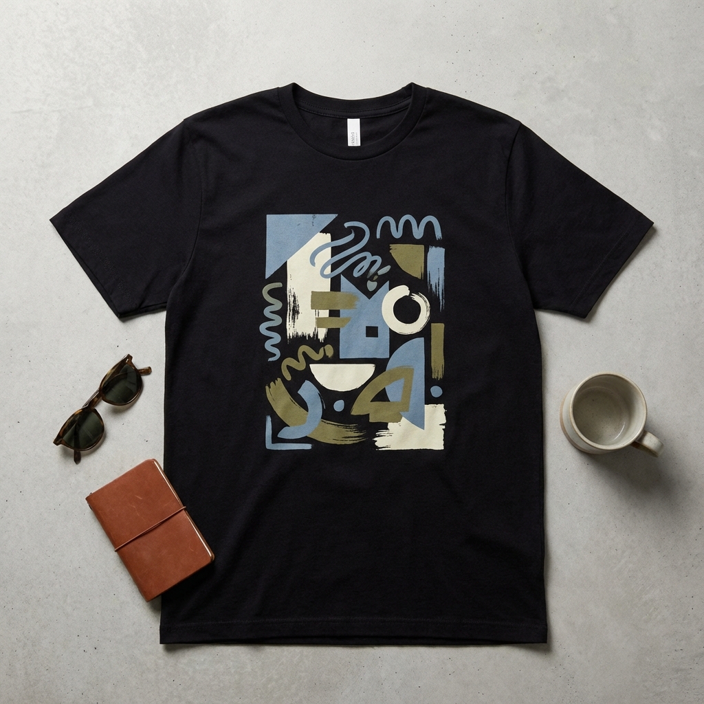 Black Graphic T-Shirt